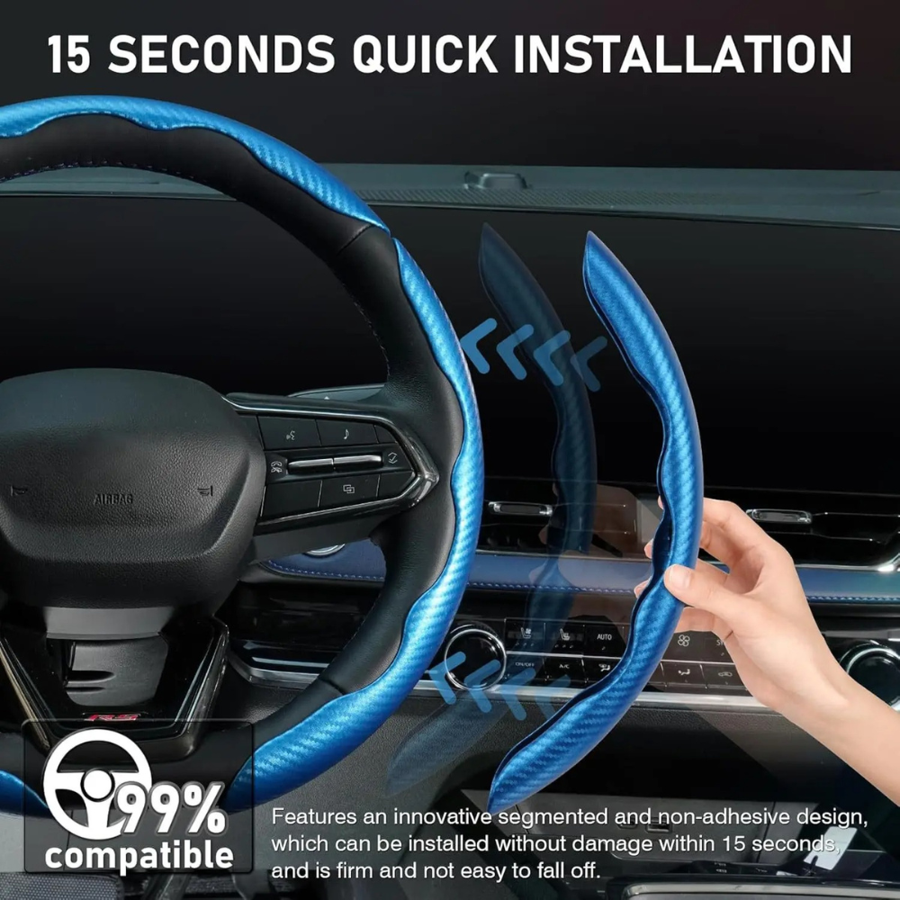 Pair of Steering Wheel Style Wrap