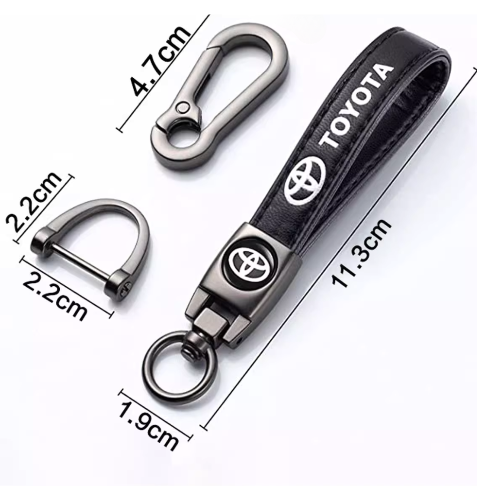 Leather Car Keychain