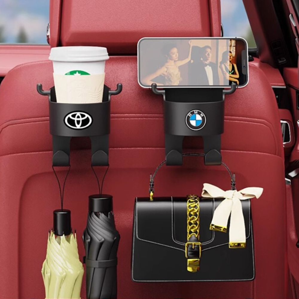Pack of 2 Multifunctional Car Headrest Holder