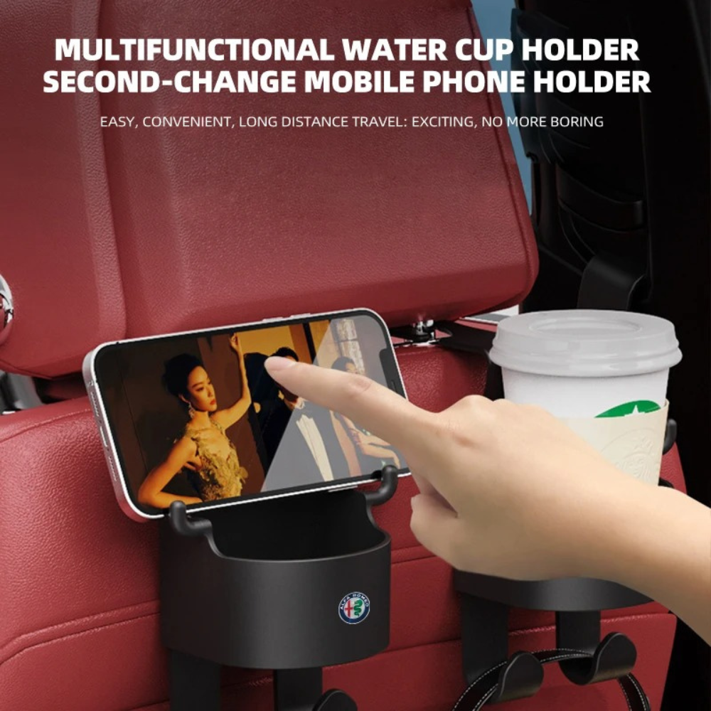 Pack of 2 Multifunctional Car Headrest Holder