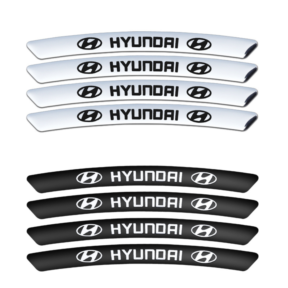 Pack of 4 Alloy Rim Stickers