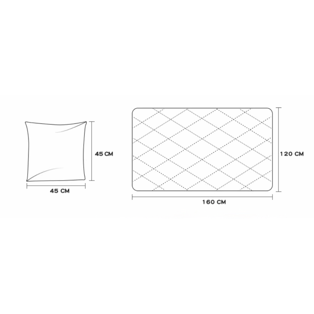 Personalized 3-in-1 Cushion Blanket