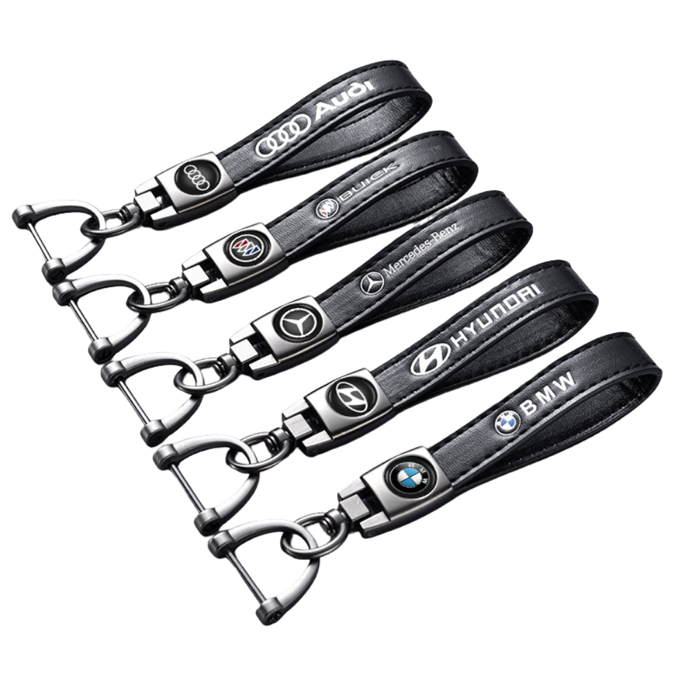 Leather Car Keychain, image 2