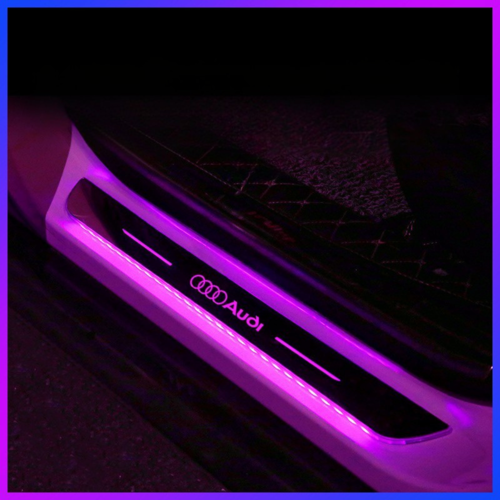 Pack of 2 LED Car Door Sill Plates – image 3