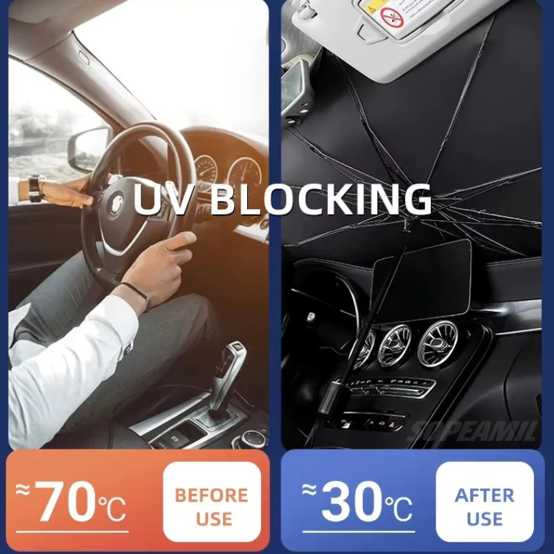 Foldable Windscreen Sun Shade, image 6