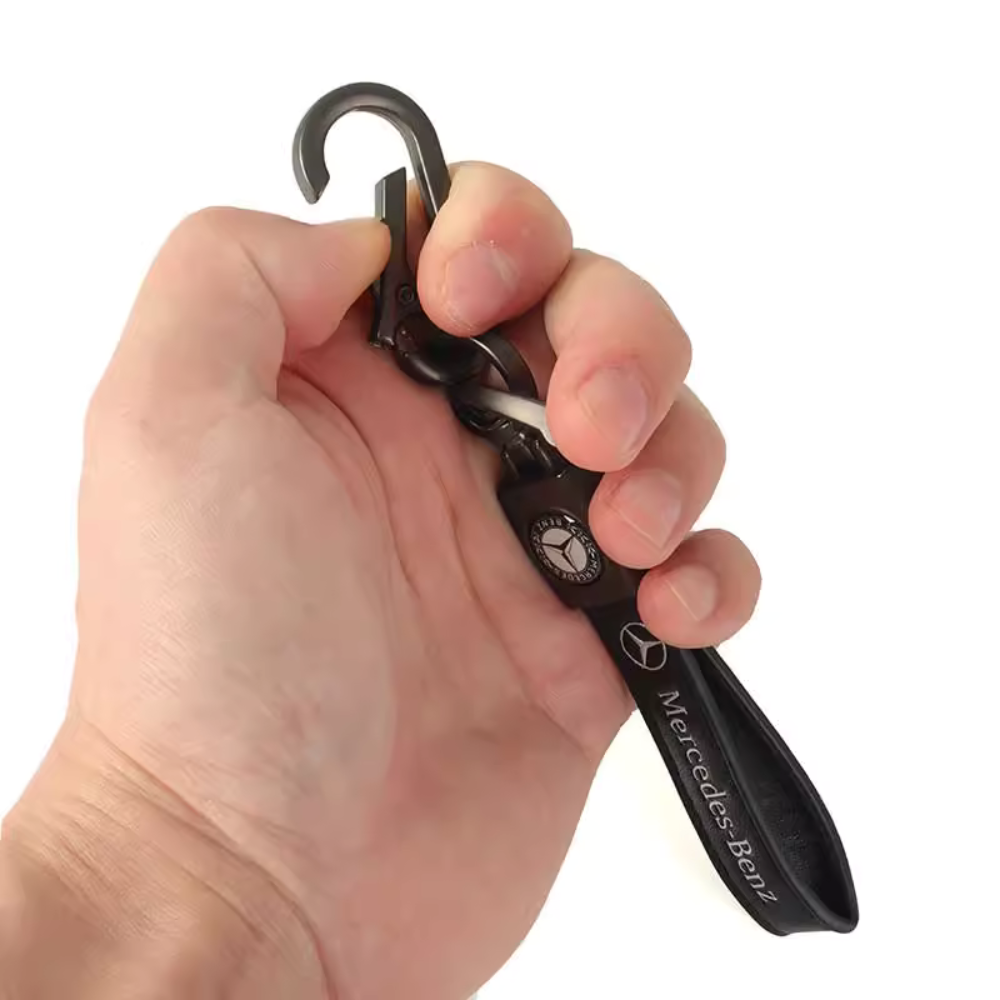 Leather Car Keychain, image 9