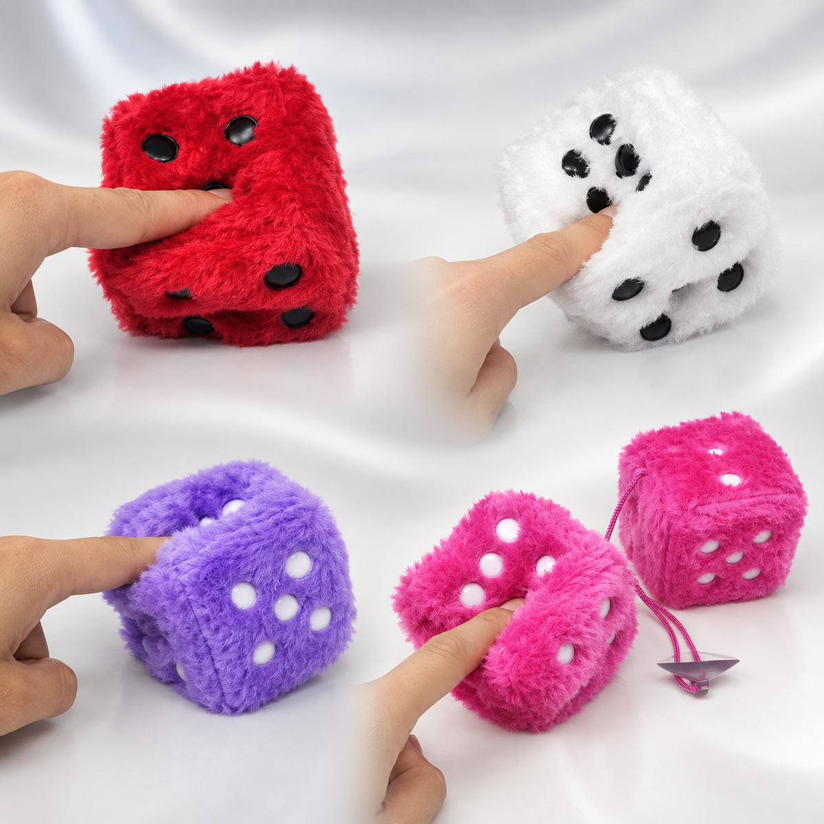Hanging Fuzzy Dice, image 9