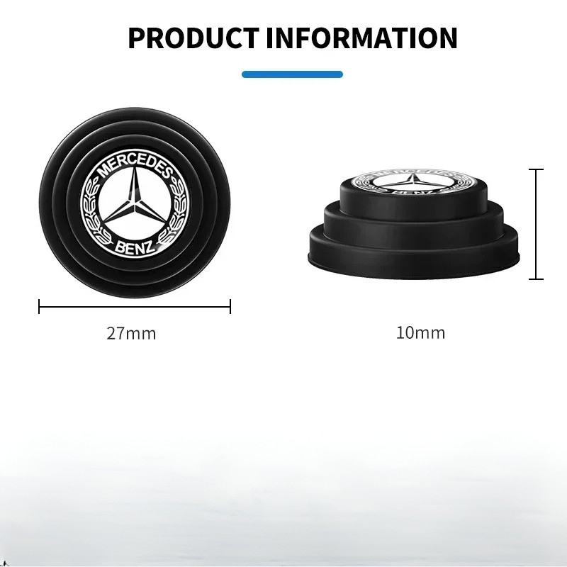 Pack of 10 Car Silicone Door Bumpers