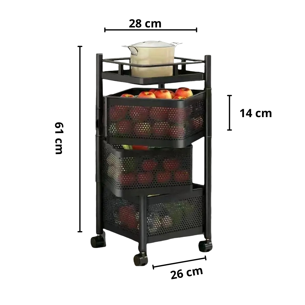 Rotating Storage Trolley