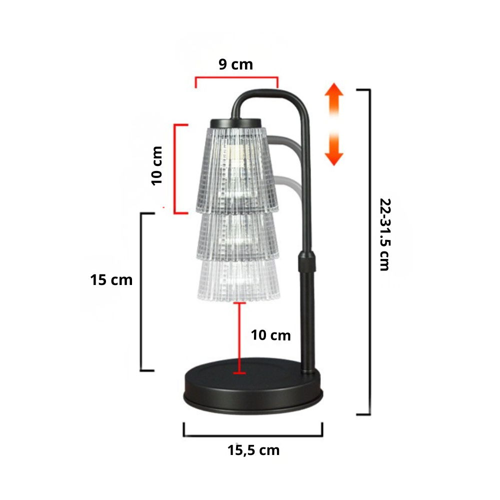 Adjustable Candle Warmer Lamp