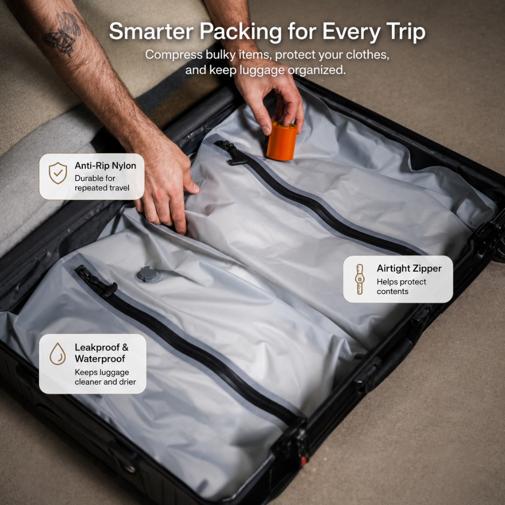 Vacuum Compression Travel Bag