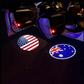 Pack of 2 LED Country Flag Door Projector Lights