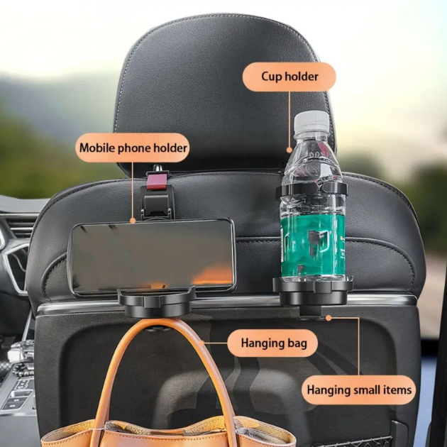 Pack of 2 Backseat Storage Hook for Cars