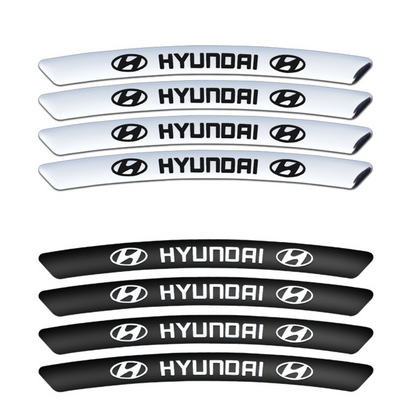 Pack of 4 Alloy Rim Stickers