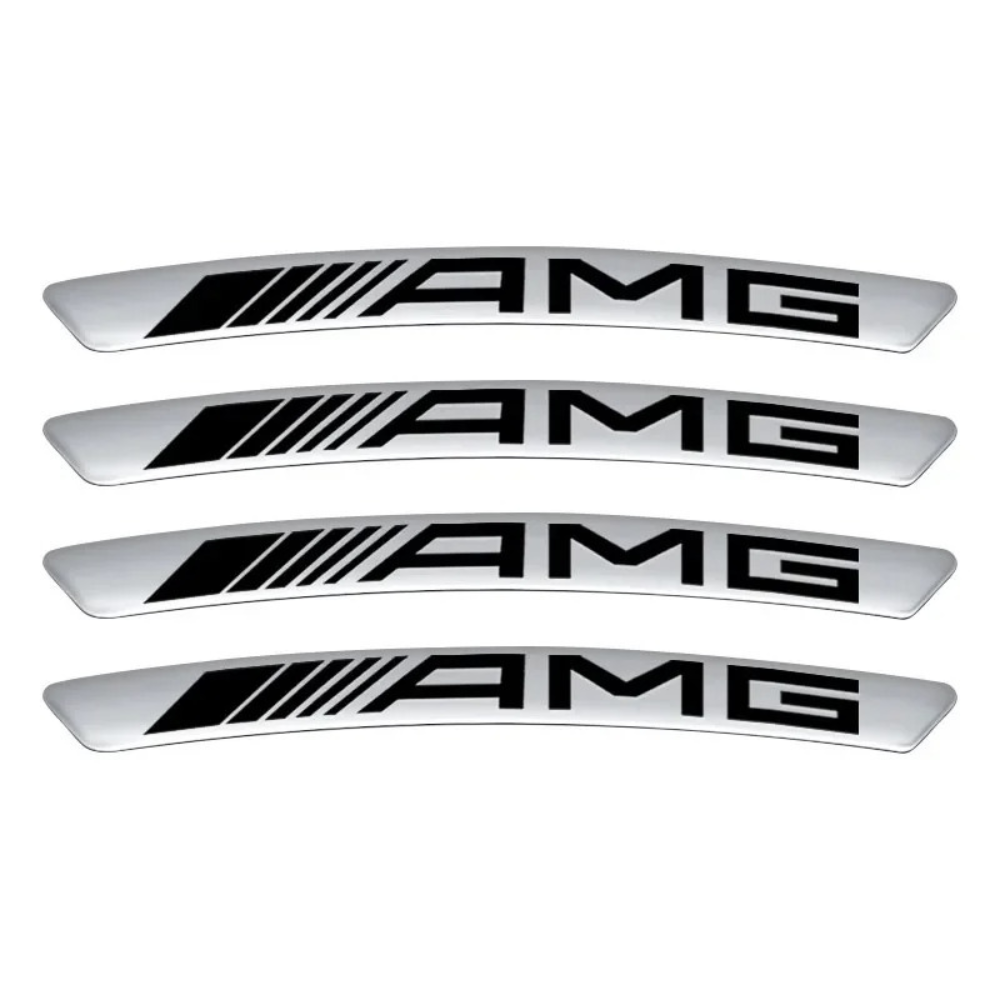 Pack of 4 Alloy Rim Stickers