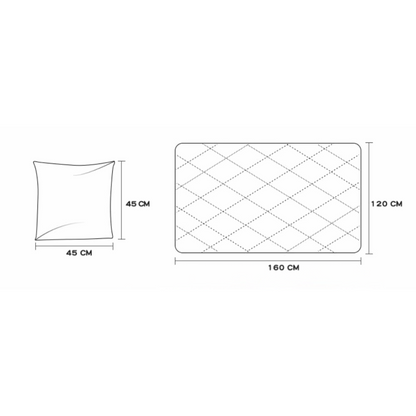Personalized 3-in-1 Cushion Blanket