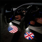 Pack of 2 LED Country Flag Door Projector Lights