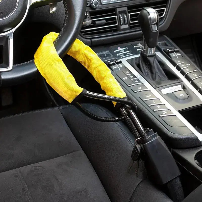 Steel Cable Steering Wheel Lock