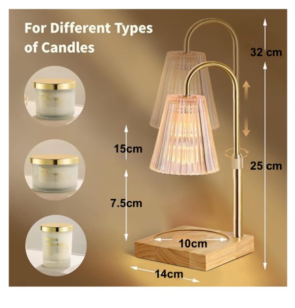 Adjustable Candle Warmer Lamp