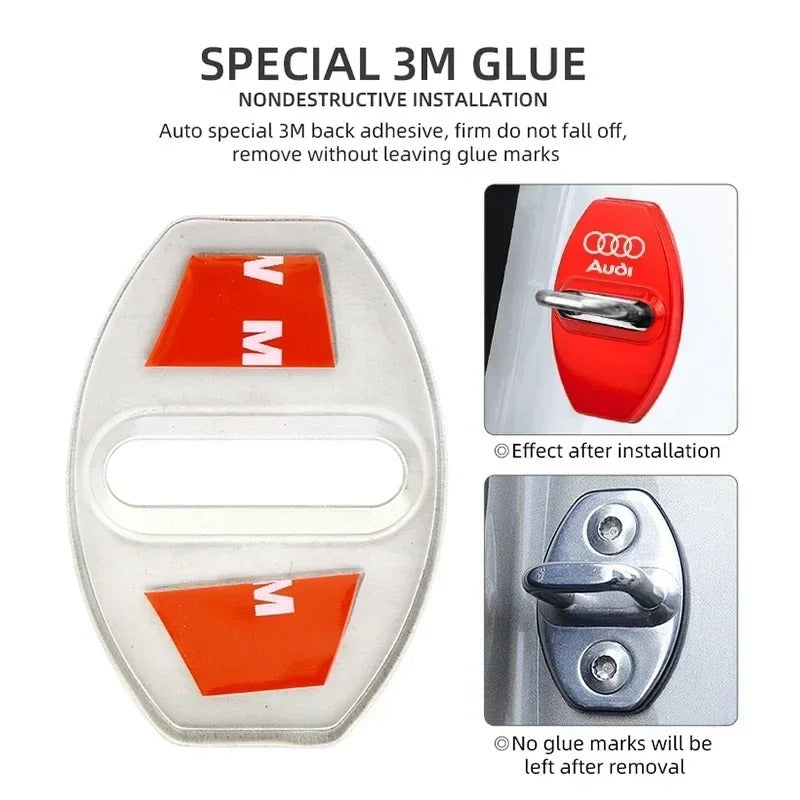 Pack of 4 Rustproof Cover for Personalised Door Lock