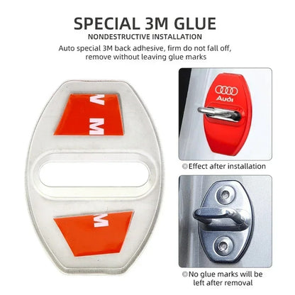 Pack of 4 Rustproof Cover for Personalised Door Lock